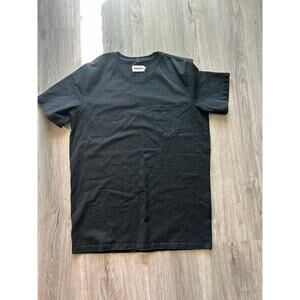 Taylor Stitch Organic Cotton Tee in Black size 44